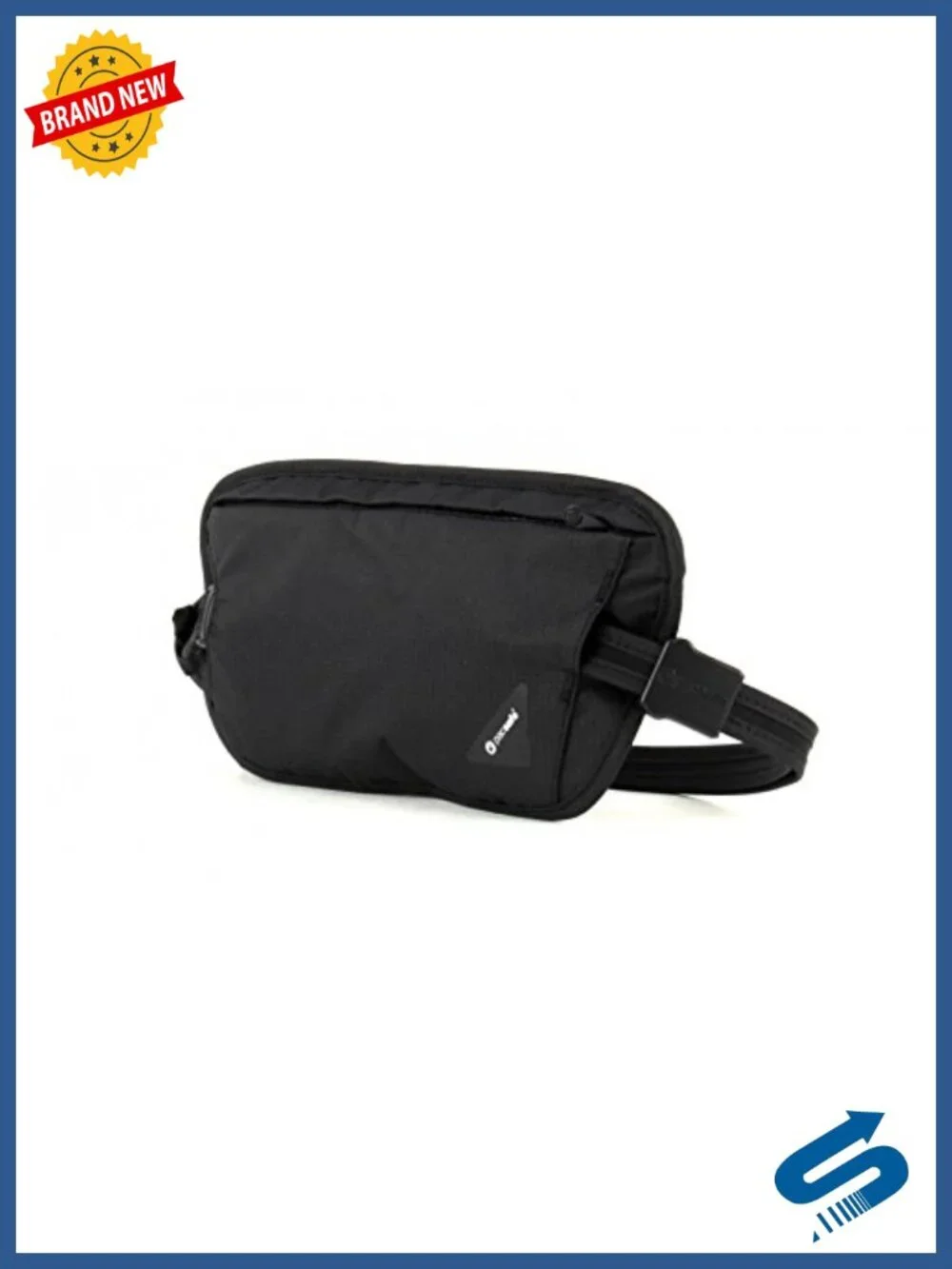 Anti-Theft RFID Blocking Travel Waist Wallet with Adjustable Strap
